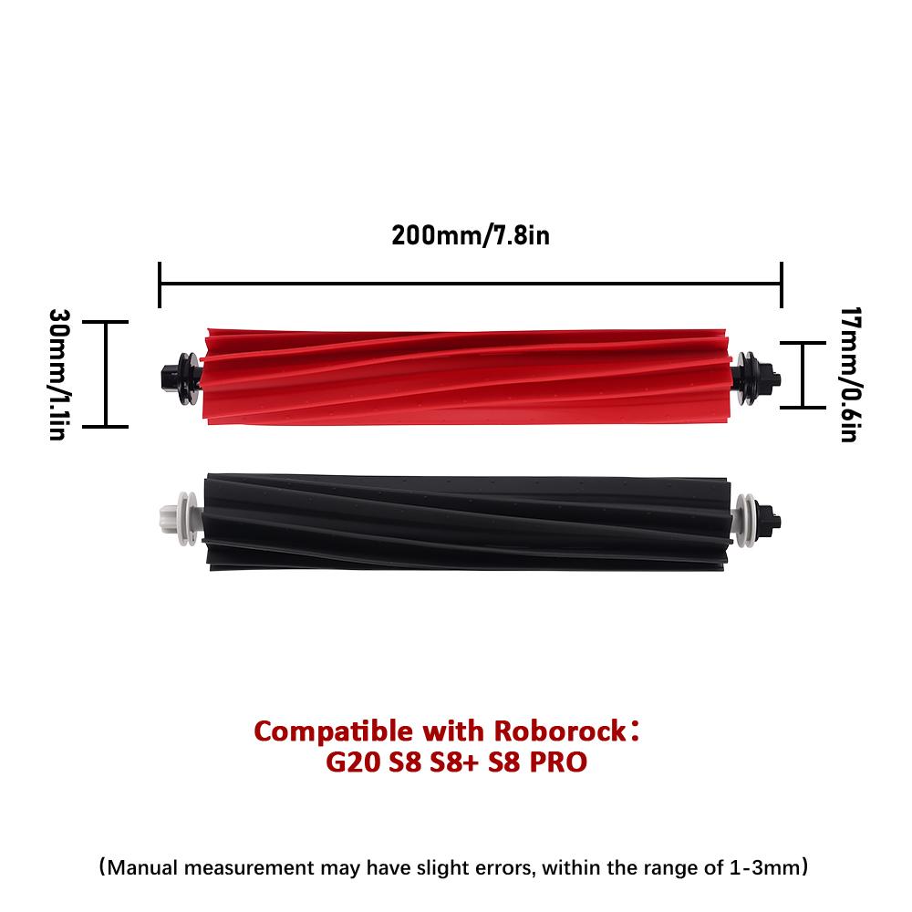 Spare Parts Kit For Roborock S8 S8 Pro Ultra S8+ Vacuum Cleaner HEPA Filter Main Roller Brush Side Brush Mop Cloths Replacement