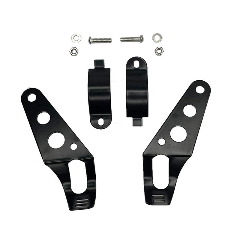 Universal 5.75" 7" Motorcycle Headlight Mount Bracket Fork Ear Chopper Headlamp Holder Clamp Adjustable Motor Fork Mount