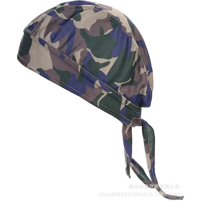 Men's Bandana Summer Cycling Bandana Bicycle Hat Head Wrap Anti Sweat UV Sport Headband Breathable for Men Women Sports Cap