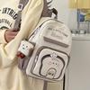 Sac à dos scolaire grande capacité style coréen pour enfants - Protection de la colonne vertébrale, sac à double épaule pour garçons et filles