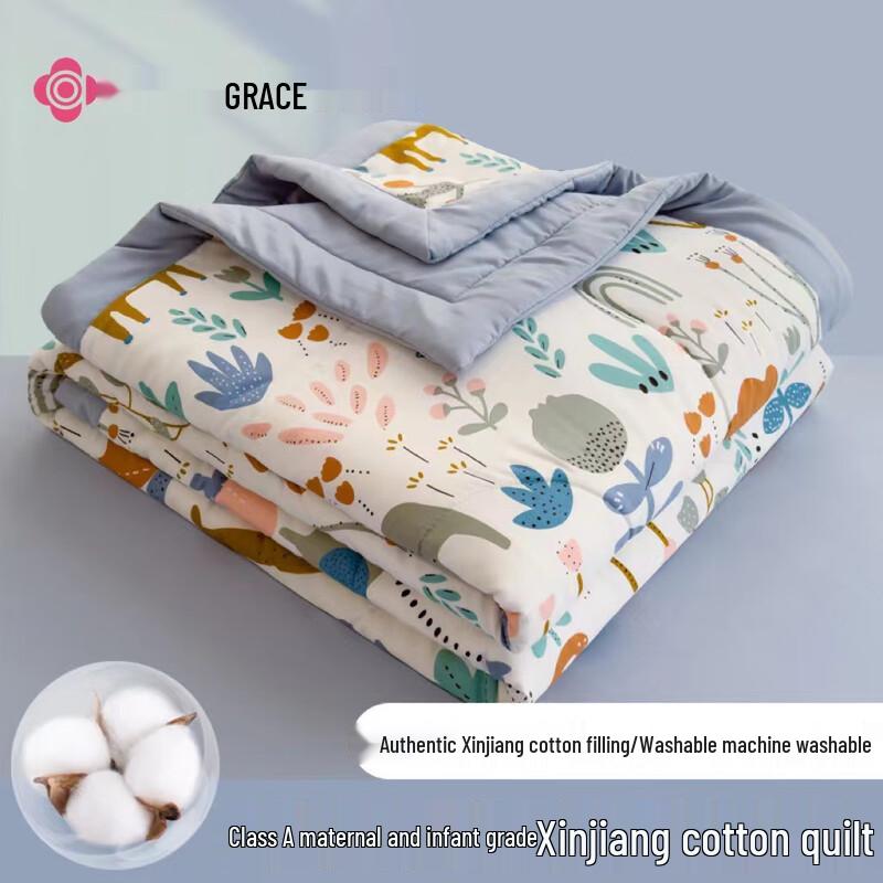 Grace Washed Xinjiang Cotton Summer Quilt