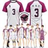 Tricou Haikyuu Anime Japonez Cosplay Topuri Uniformă Volleybal Academia Shiratorizawa Wakatoshi Ushijima Tricou Sport Larg