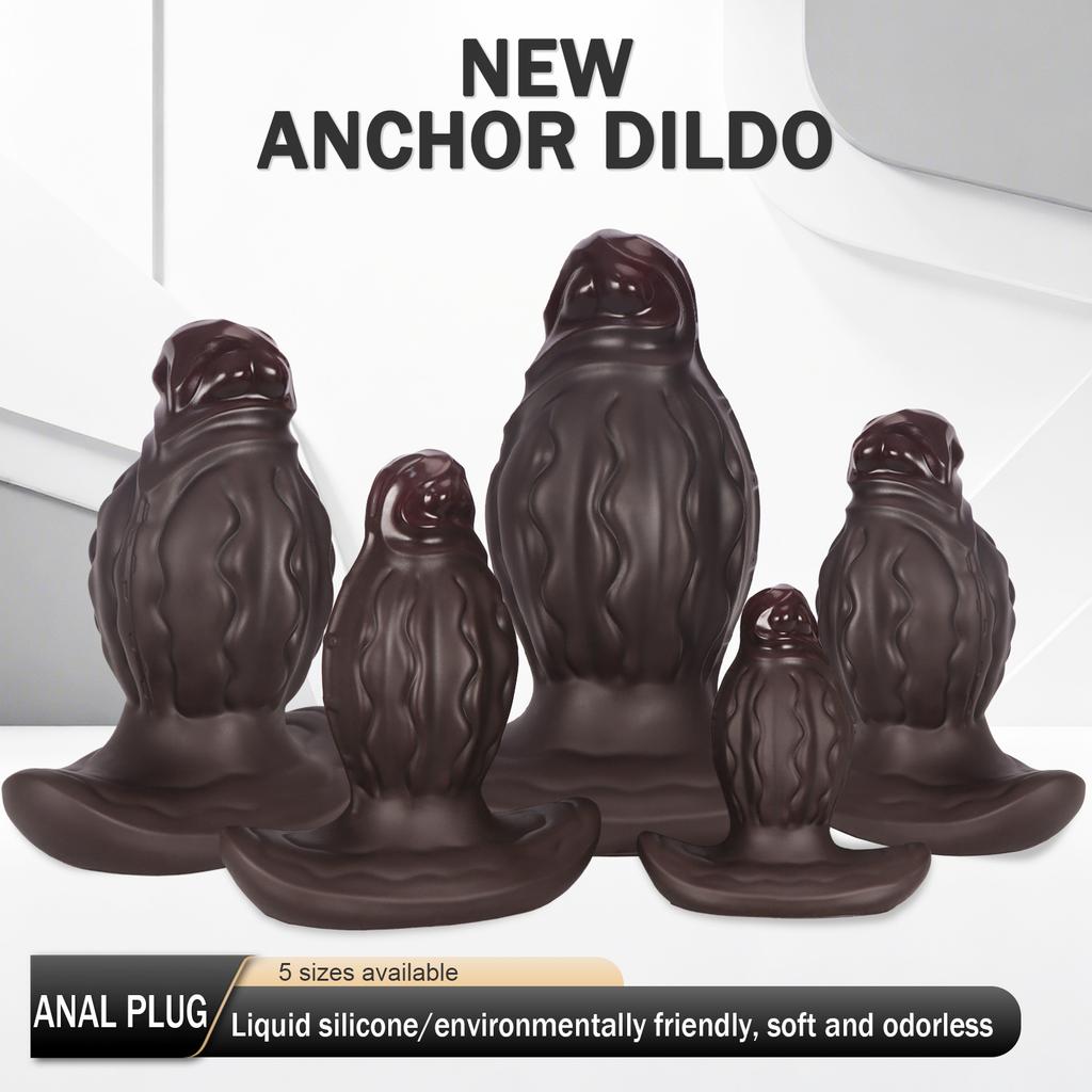 Oversized Silicone Dildo Big Anal Plug Stretching Fisting Sex Toy Realistic Dick BDSM Strap on Cock