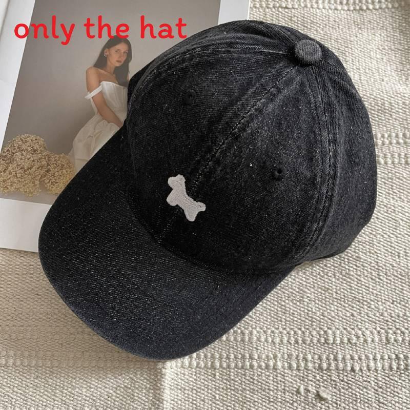 

Street Dance Cap With Embroidered Pony And Wide Brim For Summer Sun Protection Black