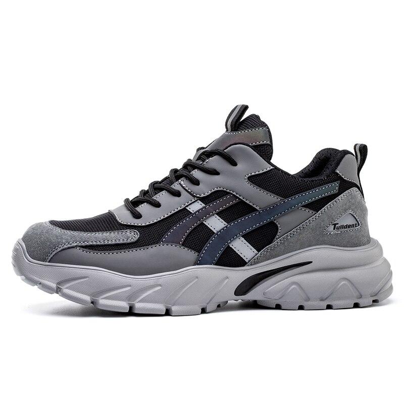 Pánská bezpečnostní obuv Pracovní tenisky odolné proti propíchnutí Lehká pracovní obuv Pánské boty s ocelovou špičkou Bezpečnostní boty Nezničitelné boty