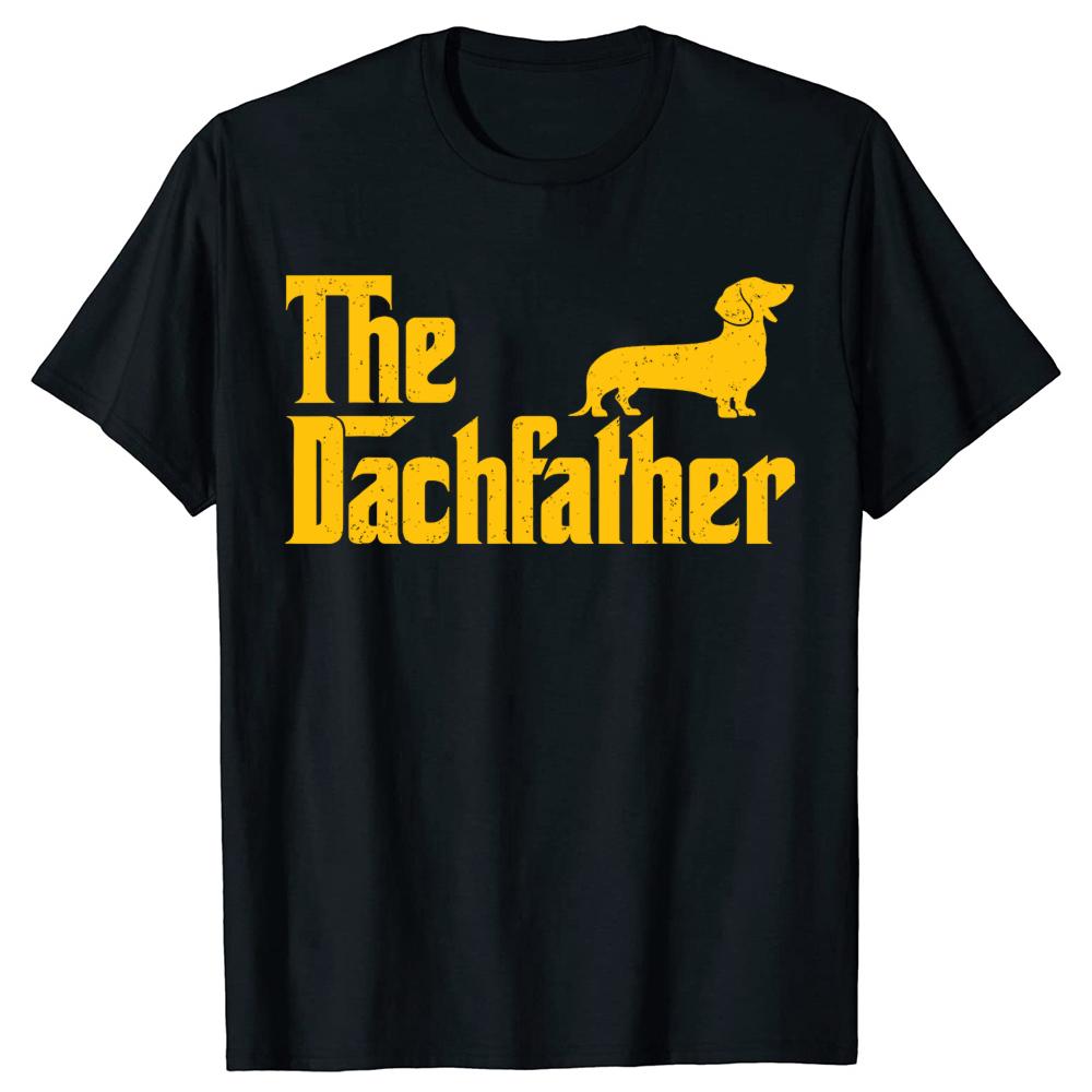 The Dachshund Funny Wiener Dog T Shirts Unisex Women Pure Cotton Humor Streetwear Tee Shirt Short Sleeve Unisex Loose Clothing