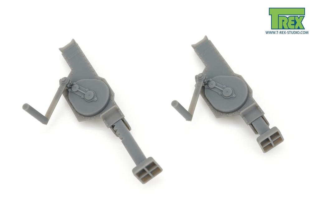 T-Rex Studio 1/35 WWII German Tank 20t Jack, Long Type (Set of 2) Plastic Model Parts TR35180 (Tank)