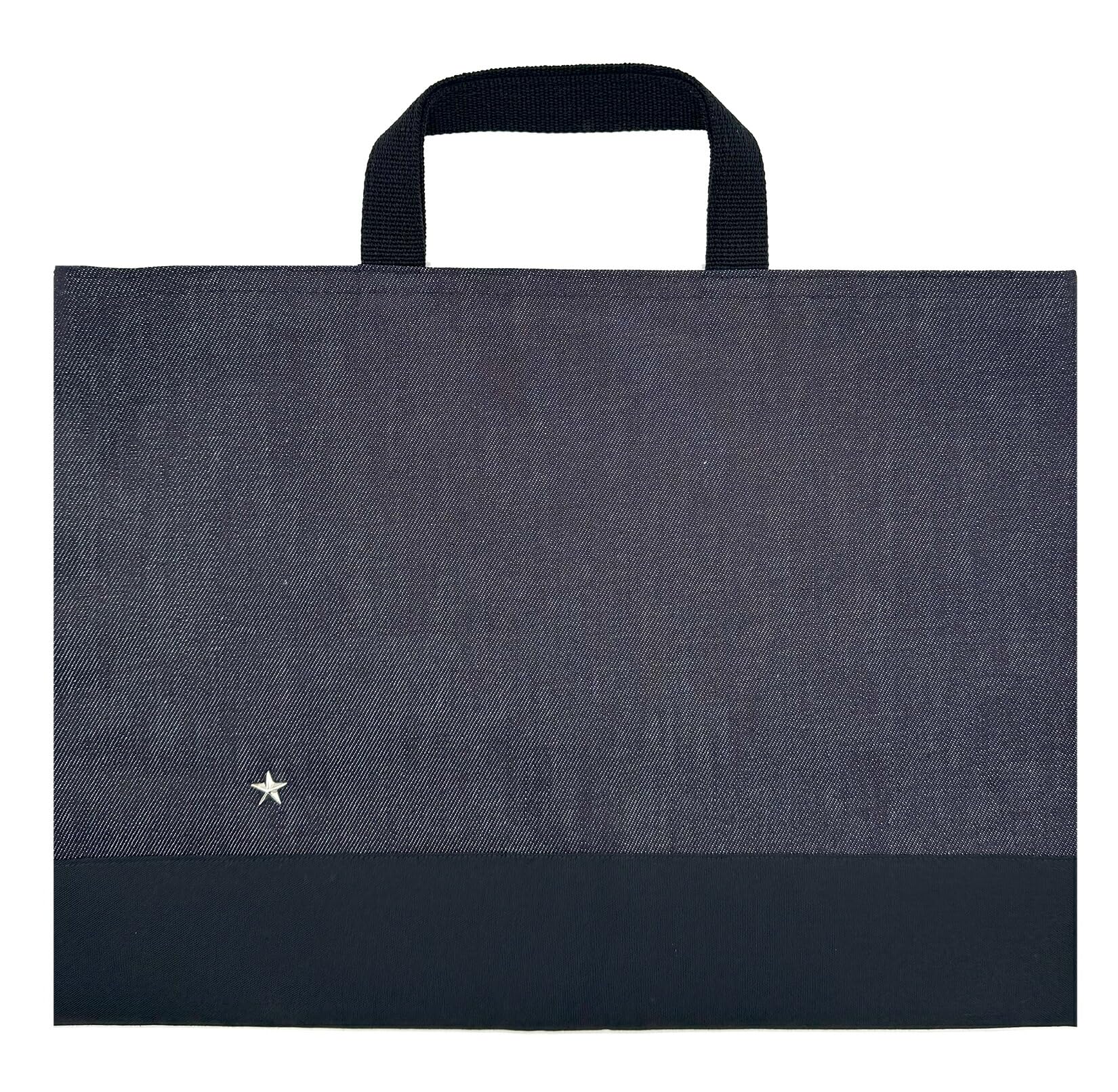 

Сумка для уроков для мальчиков и сумка-тоут или для начальной школы и детского сада, сделанная в простом дизайне с именем, черный деним с шипами и BK bag09 [miwaki] Девочки, Сумка,