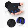 Cycling Fitness Half Finger Gloves for Men's and Women's Wristbands Dumbbell Training Anti Slip Breathable Exercise Training