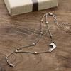 Retro Dolphin Multi-Layer Pendant Chain Anklet Women Barefoot Beach Accessory