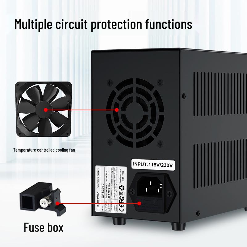 GuCe DPS3010U 30V 10A Adjustable DC Power Supply for Battery Activation, Charging, Electroplating, DIY and More