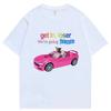 Get In Loser Were Going Insane Funny Tshirt Animal Raccoon Possum Meme Short Sleeve Unisex Unisex Tshirts Fashion Cotton T Shirt