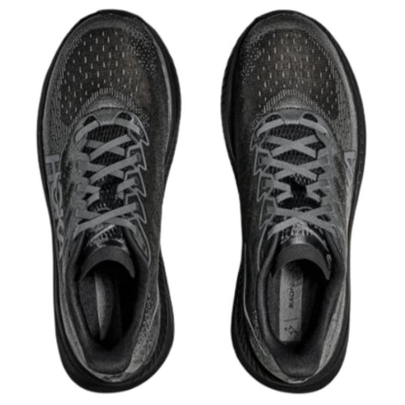 HOKA ONE ONE MACH 6 Abrasion Resistant, Breathable, Lightweight Running Shoes Men's Black Sneakers 1147790-BCKT