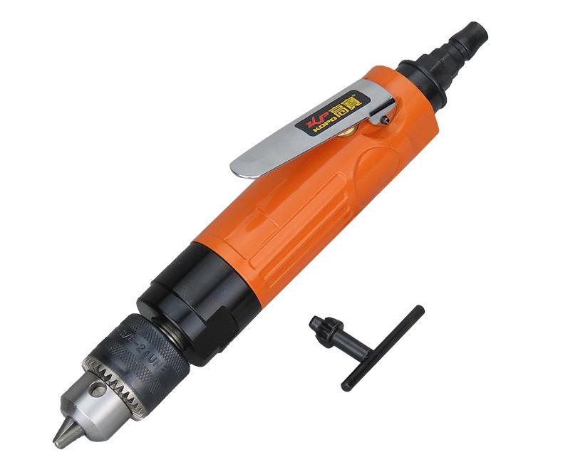 Gaobao 3/8" Industrial Pneumatic Air Drill, 10mm Straight Handle, Lightweight Air-Powered Wood Drilling Tool