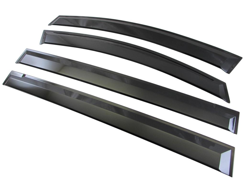 BRIGHTZ Side Door Visors for Toyota Premacy CREW CR3W [INJ-V-138] Compatible with CREW CR3W, CRE CR3, CRE R3, EW, and 3W