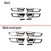 For Mercedes-Benz S-Class w221 2008-12 Black ABS Style Car Door Inner Door Handle Bowl Decoration Cover Sticker Car Accessories