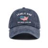 Fashion and casual American printed washed old soft top sunshade baseball cap Unisex baseball cap