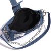 Damenhandtaschen Denim Sterne Muster Cool Girls Y2K Achseltasche Canvas Weiblich Kleine Umhängetaschen Kette Tragetasche