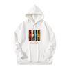 Men's Plus Velvet Hooded Sweatshirt - Heavyweight Autumn/Winter High-Street Style Trendy Jacket