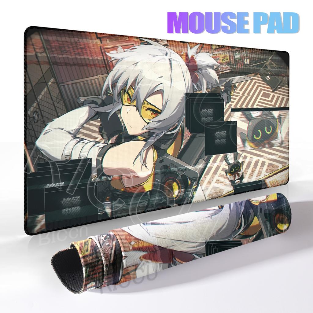Zenless Zone Zero New Cute Extended Mouse Pad MousePad Desk Mat Keyboard Mat Anime Girl Pc Anti-slip Rubber Game Accessories
