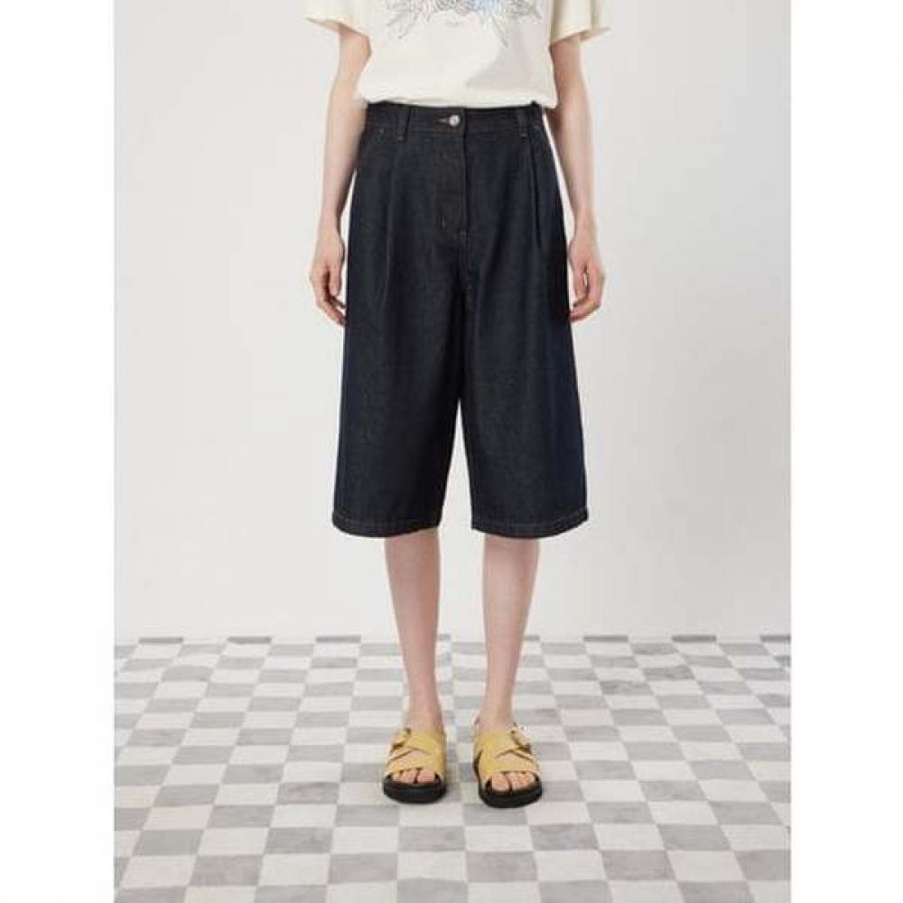 

Cc Collect Bermuda Denim Pants One Tuck C253psa402 Indigo (IN)/66