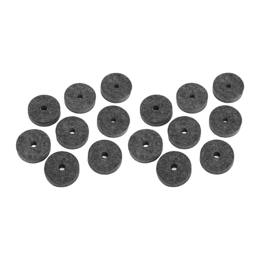 20PCS Black And Grey Color Plastic Felt Sleeves Cymbal Replacement Accessories For Drum Kits серый