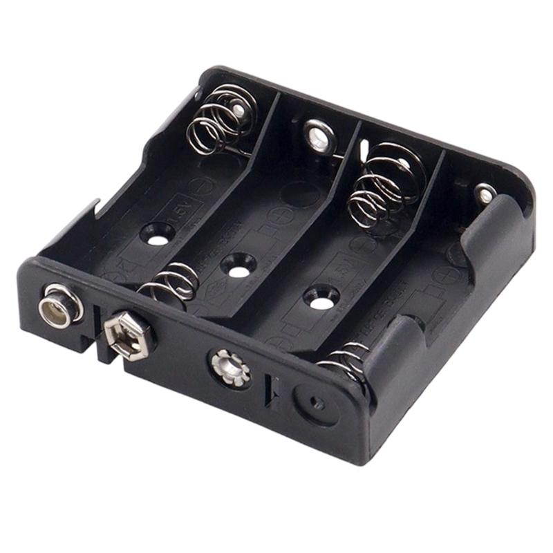 LR06 Size LR06 Battery Storage Box Case Holder Leads With 2/3/4/6/8 Slots Container Standard Batteries Charging Holder