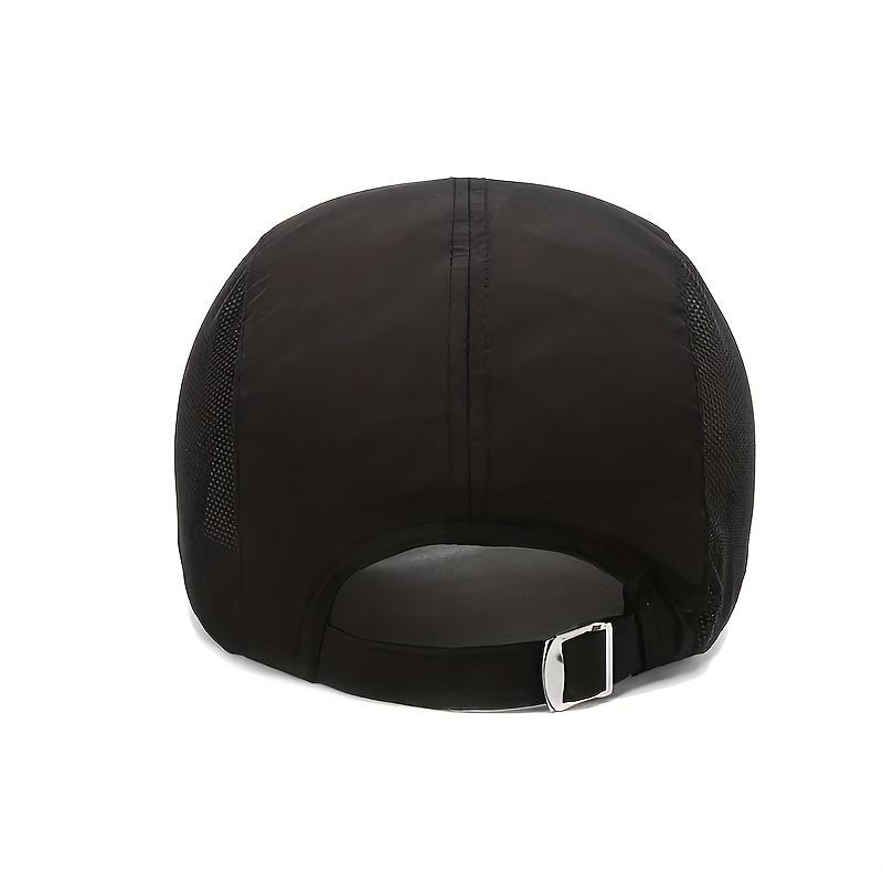 Oddychająca czapka baseballowa z ochroną przeciwsłoneczną do użytku na zewnątrz Gorras Hombre Szybkoschnąca regulowana czapka sportowa do biegania Snapback