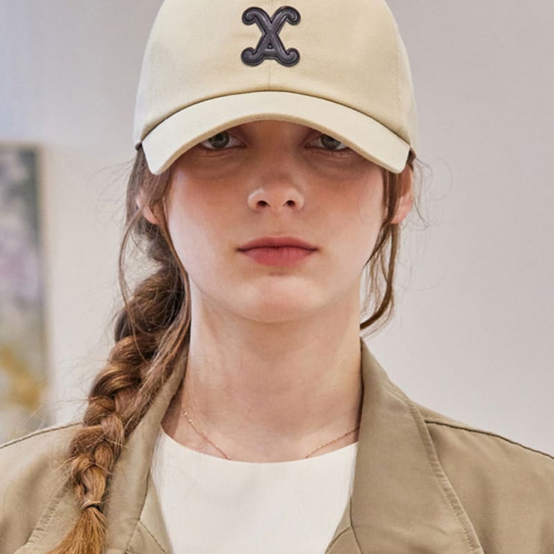 

VARZAR VA Curved Patch Ball Cap Beige FREE