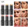 QIC Multi-function Cosmetic Pen Powder Blusher High Gloss Cosmetic Pen Pearl Light Fine Shiny Matte Brightening Facial Makeup Shadow Pen