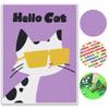Cool Cat Sunglasses Diamond Painting Kit. Full Diamond Round Mosaic Handmade. Home Decoration Gift