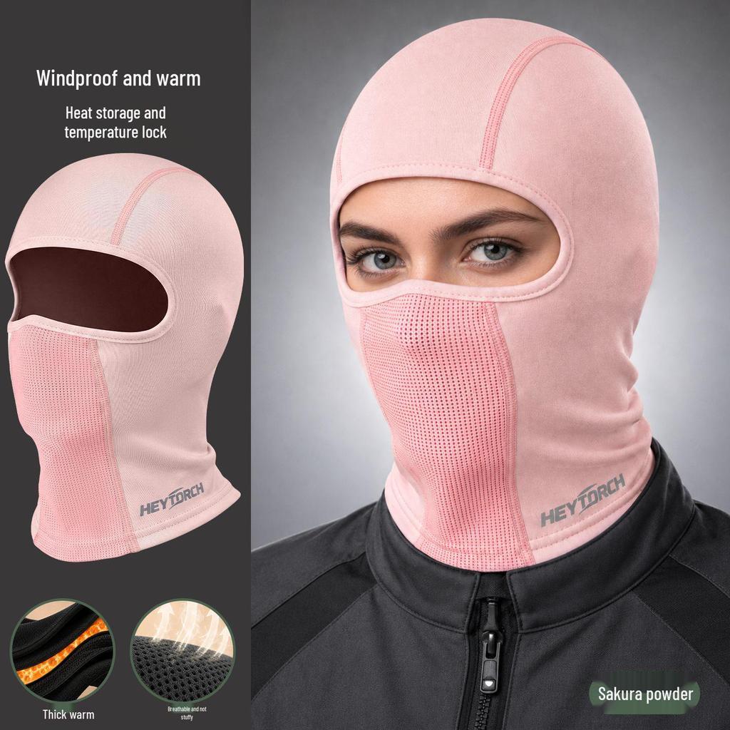 Windproof Winter Cycling Face Mask & Neck Guard for Men/Women – Helmet Liner with Cold Protection & Breathability