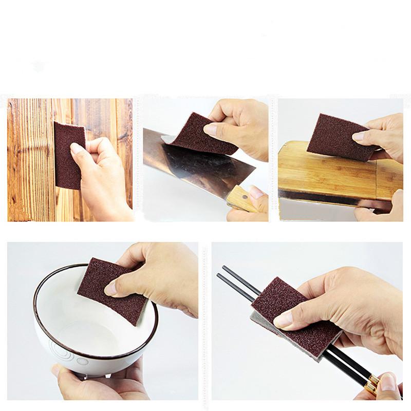 1Pcs Magic Cleaning Sponge Wash Emery Sponge Brush The Pot To Remove Rust and Dirt Household Tools Kitchen Utensils Accessory