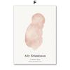New Baby Footprints Date Birth Baba Mama Customized Wall Art Print Canvas Painting Posters for Living Room Modern Home Decor