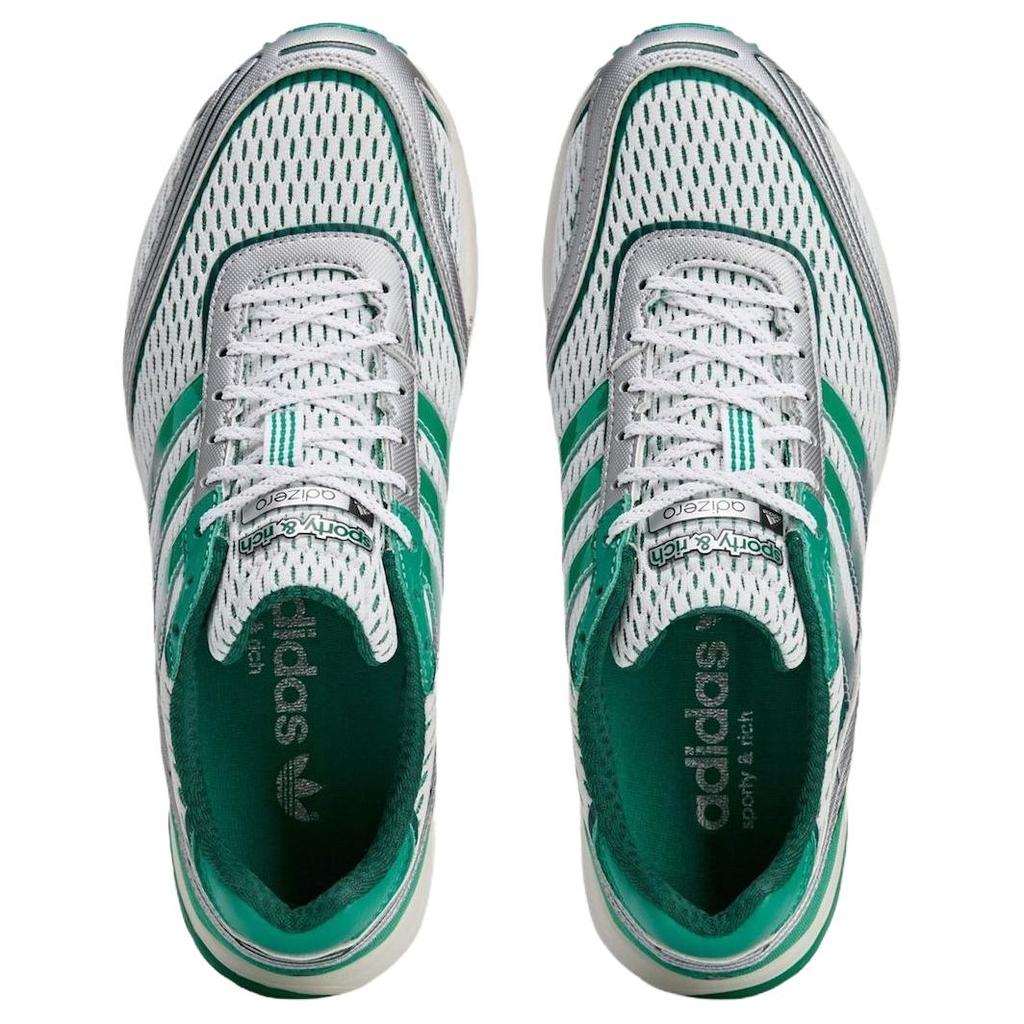 Sporty & Rich X Adidas  Adizero Adios OG Court Green Unisex Sneakers Cloud-White JP7543