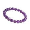 Natural Amethyst Bracelet with Deep Purple Translucent Beads - Women's Imitation Uruguay Crystal Bracelet