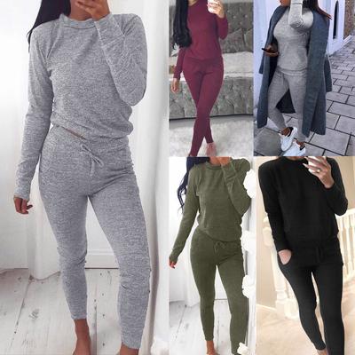 ladies grey tracksuit set