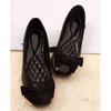 Fashion Spring Summer Shoes Women Ballet Flats Sweet Flat Bowknot Laides Brand Shoes Plus Size 41 Black Gold D069