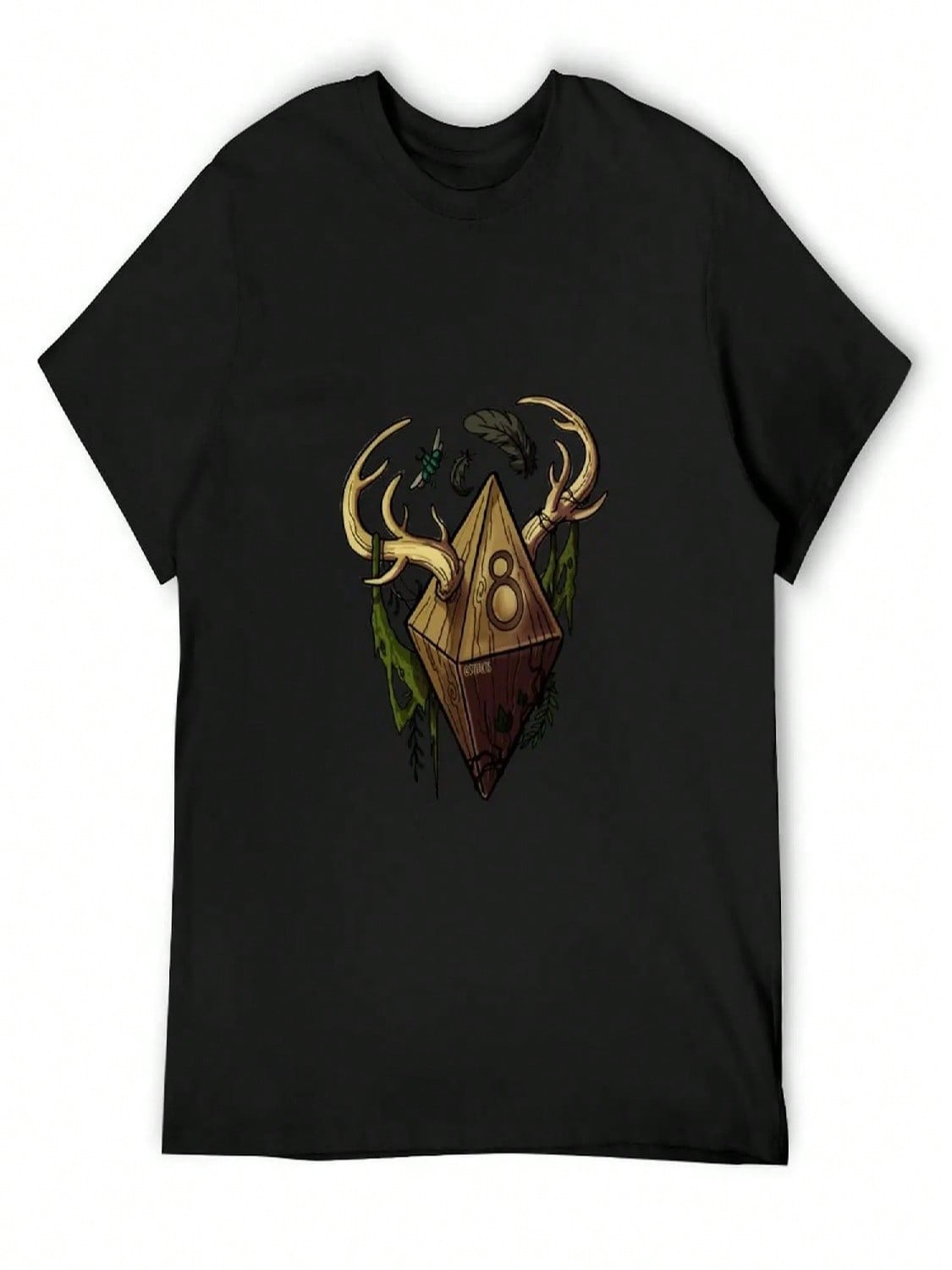 D&D Dice - Druid T-Shirt Anime Louboutins Aesthetic Clothes Sports Fans unisexs Tall T Shirts S разноцветный