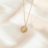Exquisite Cat's Eye Necklace with Real Gold Plating – Niche Design Clavicle Chain 2024