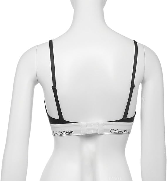 Calvin Klein MODERN COTTON bralette med størrelse XS polstring, grå, [Brugt]
