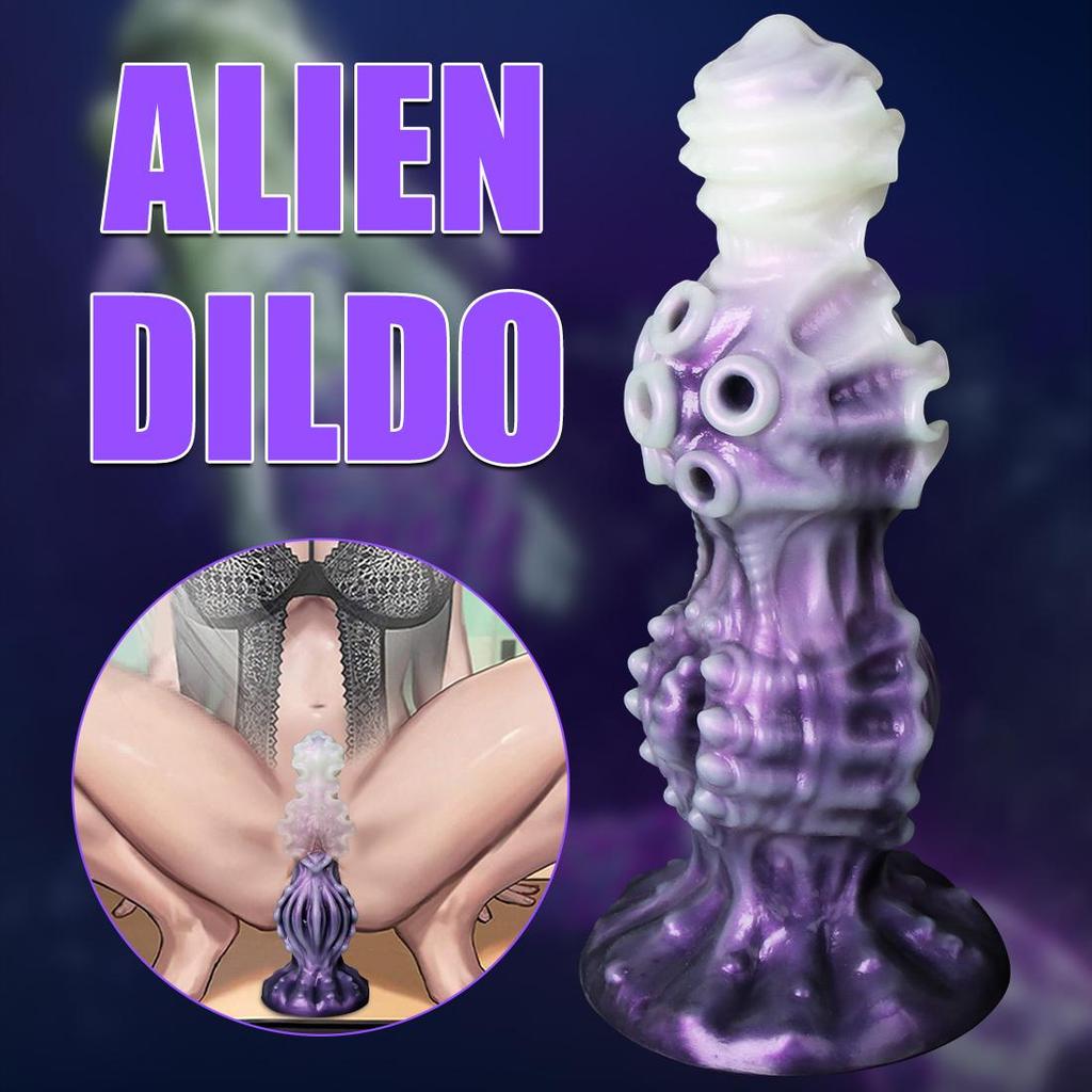 Fantasy alien anal insertion Dildo Monster shaped knot dildo big suction But Pluk cup female couple sex toy adult supplies