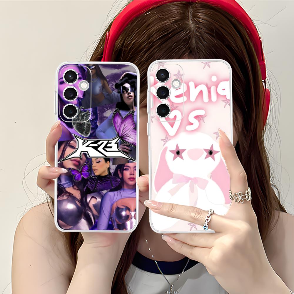 Kenia OS Mobile Cell Phone Case for Samsung Galaxy S25 S24 S23 S22 S21Plus FE Ultra Clear Colorful Cover Luxury Cover