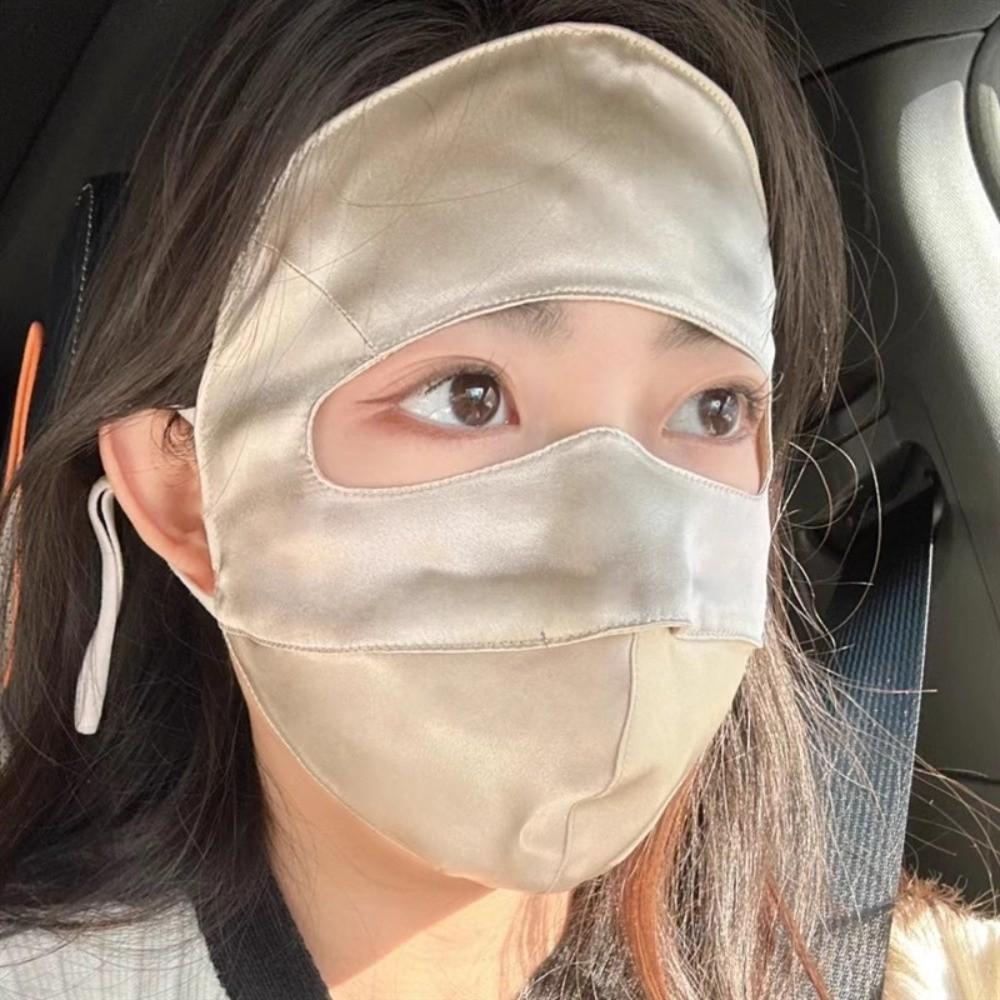 UPF50+ UV Protection Mask Breathable Face Mask Fashion Summer Sunscreen Mask for Women