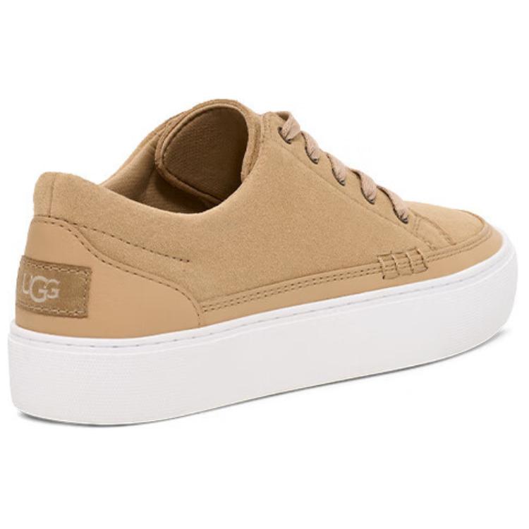 UGG Cakewalk Fashion Comfortable Thick Sole Slip Resistant Low Top Sneakers Unisex Sneakers Beige 1170554-MDSD