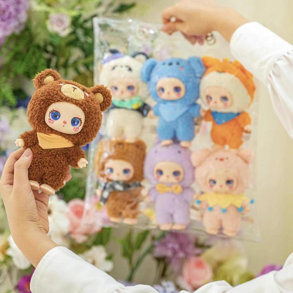 TRRCEPOS 2nd Edition Plush Keychain Official Lovebu Keychain Blind Box Fluffy Mascot Perfect Gift Polyester PVC 1 Randomly Selected from 9 Designs