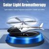 Car Air Freshener Solar Helicopter Modeling Decoration Aromatherapy Car Accessories Propeller Rotating Diffuser Int W2c4