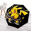 1pc Pikachu Automatic Open Umbrella - 8-Rib Compact Foldable Design, Durable Fabric for Casual & Fashion Use, 093