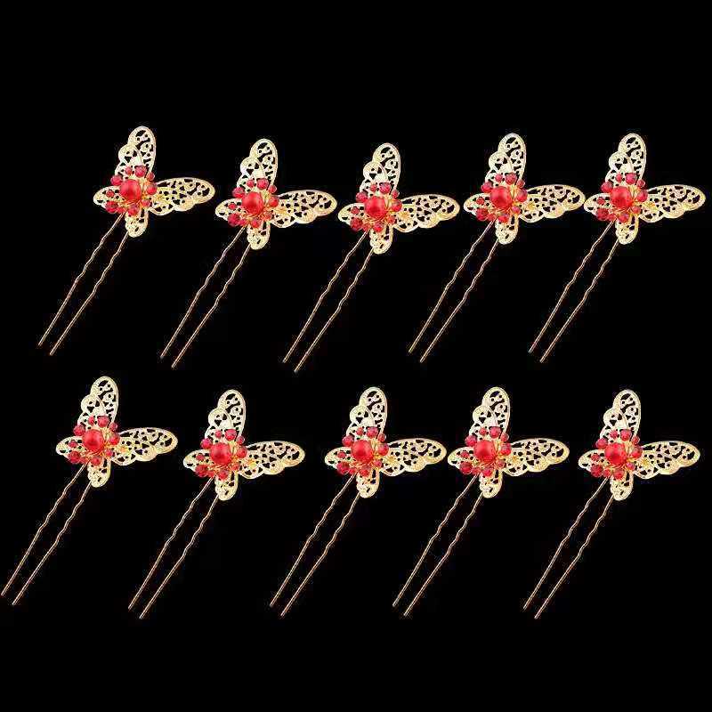 18-teiliges Braut-Haarschmuck-Set: U-förmige Haarnadeln & Styling-Clips für Make-up und Flechten