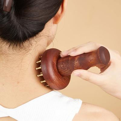 Sandalwood Massage Comb Body Neck Hands Shoulder Arm Back Legs Salon Compact
